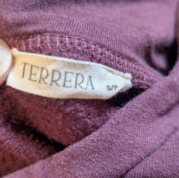 Terrera Women’s Purple Fleece-Lined Hoodie Dress Size Small – Knee-Length, Long - Picture 6 of 7